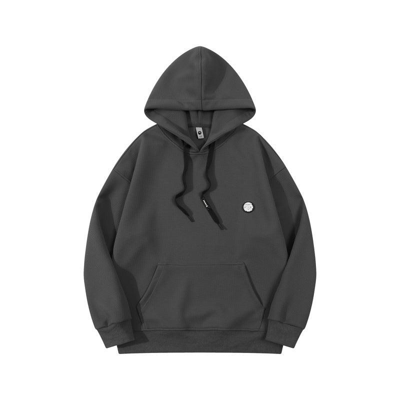 New Waffle Hooded Men's Thick Casual Top - WOMONA.COM