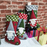 Christmas Decorative Supplies Lambswool Three-dimensional Christmas Socks