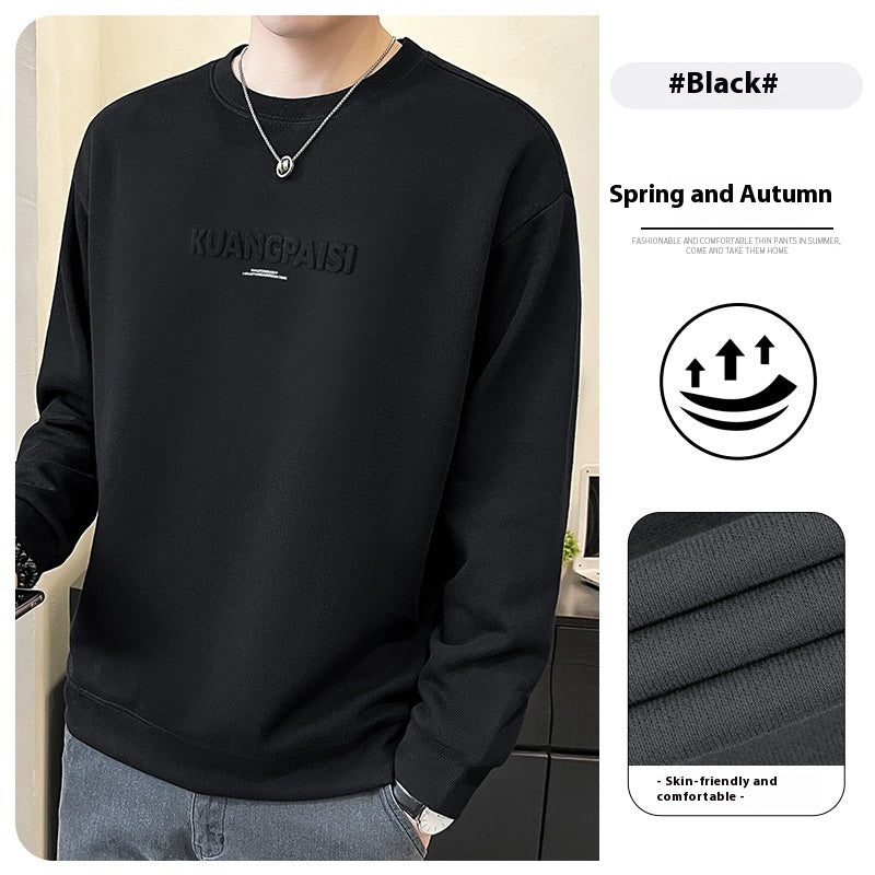 Round Neck Heavy Sweater For Men - WOMONA.COM