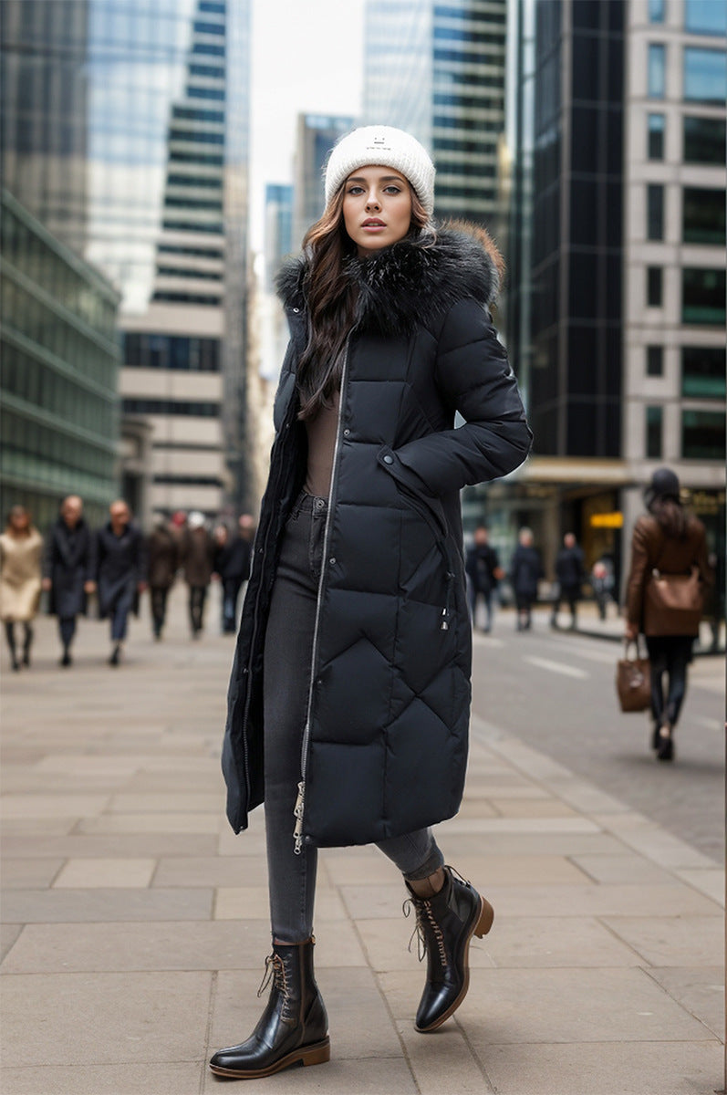 Big Fur Collar Thickened Padded Jacket