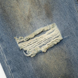 Fashion Dirty Make Old Ripped Jeans For Men - WOMONA.COM