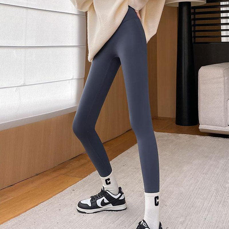 Fleece Thickened Leggings Winter - WOMONA.COM