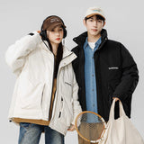 Thick Windproof Shell Jacket Oversized Loose Coat - WOMONA.COM