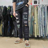 High Street Jeans Fashion Brand Men - WOMONA.COM