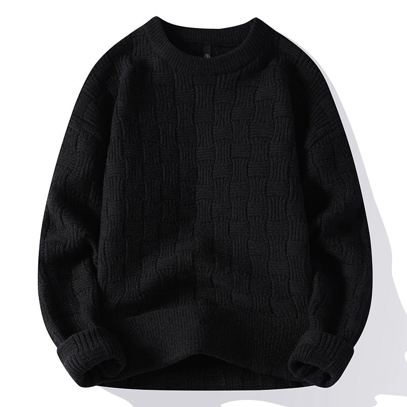 Knitted Men's New Fashion Round Neck Sweater