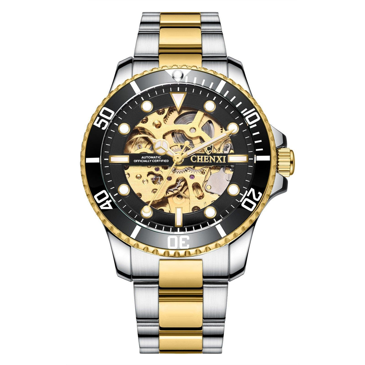 Fashion Waterproof Men's Mechanical Watch - WOMONA.COM