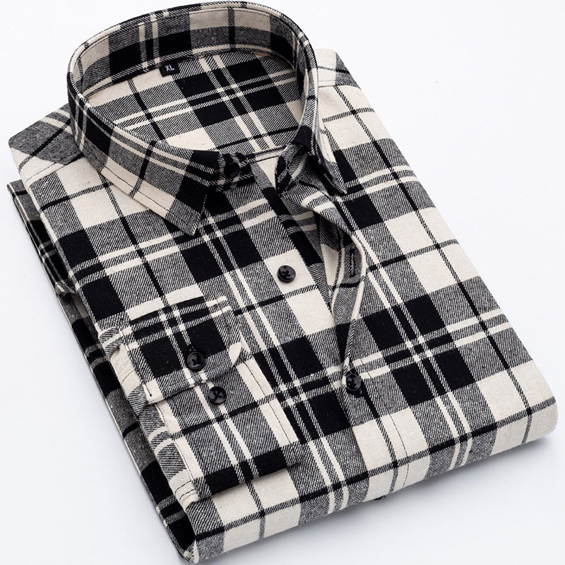 Men's All-match Trendy Tailored Shirts - WOMONA.COM