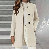 Temperament Slim Fit Elegant Woolen Coat