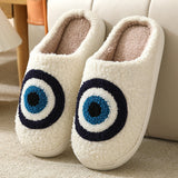 Winter Warm Home Christmas Elk Cotton Slippers - WOMONA.COM