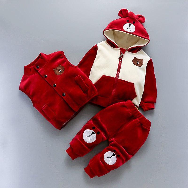 Three-piece Set Of Baby Clothes For Children - WOMONA.COM