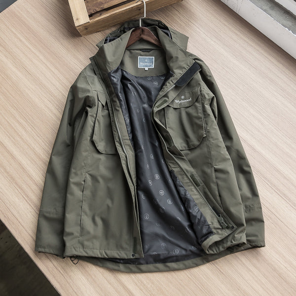 Men's Hooded Assault Workwear Jacket - WOMONA.COM