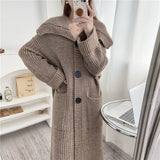 Thick New Foreign Trade Knitted Cardigan