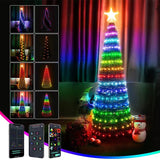 Outdoor Christmas Decoration Intelligent Point Control String Lights - WOMONA.COM