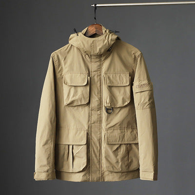 Jacket Men Windproof And Waterproof Multi Pockets - WOMONA.COM