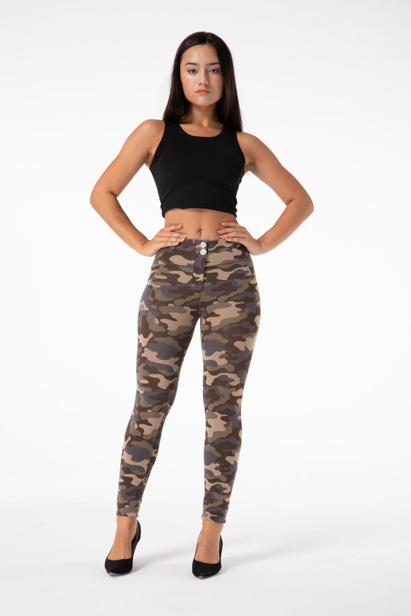 Shascullfites Melody push up camo workout leggings - WOMONA.COM