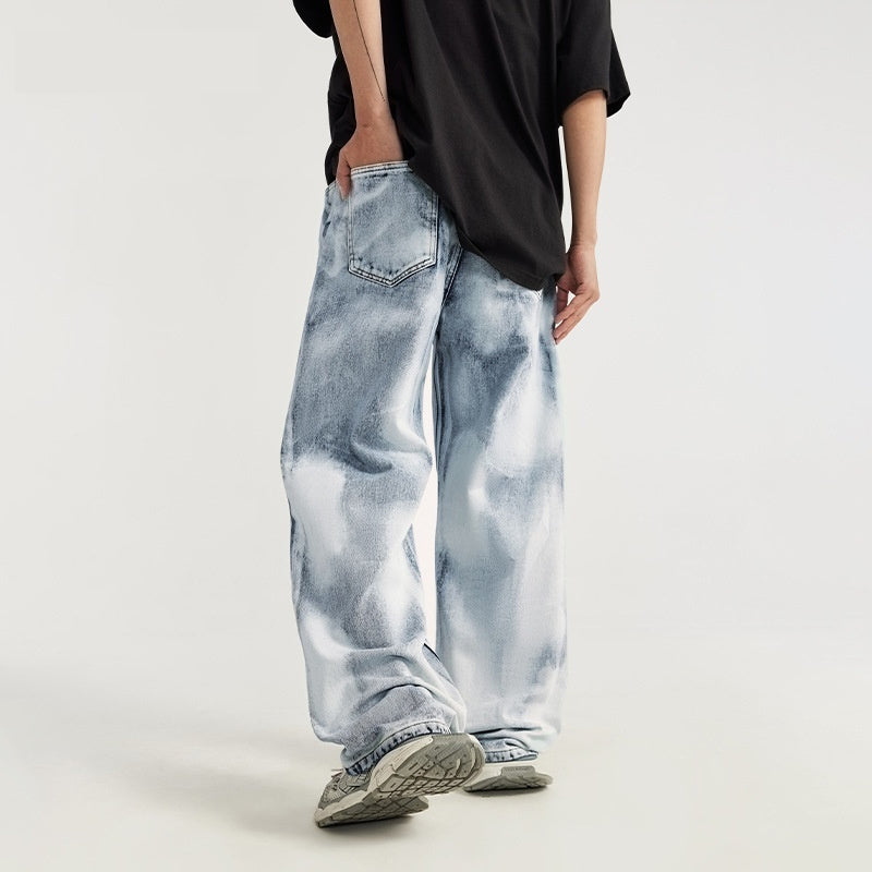 Wide Leg Street Cool Loose Jeans - WOMONA.COM