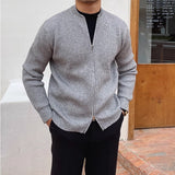 Round Neck Wool Jacket - WOMONA.COM