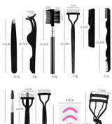 Semi-arc Steel Tooth Brow Groomer Eyelash Curler - WOMONA.COM