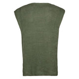 Loose Plus Size Knitted Vest Men - WOMONA.COM