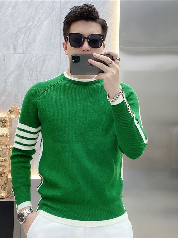 Fashion Trendy Long-sleeve Sweater Men - WOMONA.COM