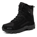 Botas de nieve antideslizantes con plataforma para hombre