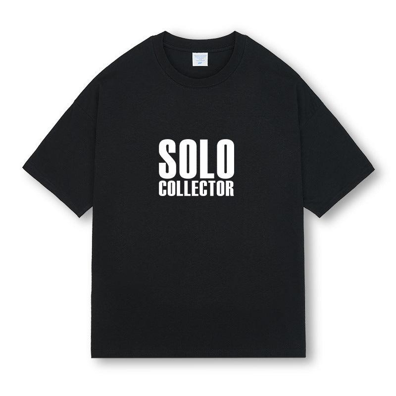 American Retro Short Sleeve Loose T-shirt Men - WOMONA.COM