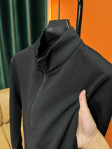 Spring And Autumn Long Sleeve Zipper Sweater T-shirt Jacket - WOMONA.COM