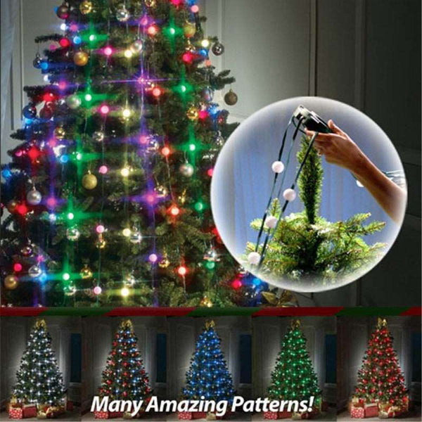 64 Light Dazzler Shower Tree Light Show Of Christmas Tree - WOMONA.COM