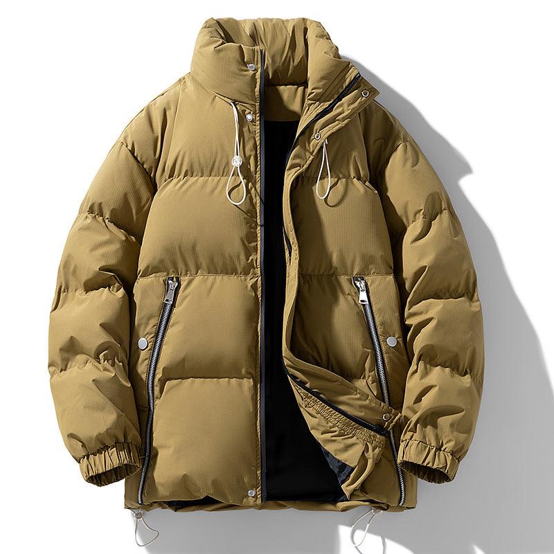 Plus Size Thickened Cotton-padded Coat For Men - WOMONA.COM