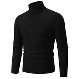 Pullover High Collar Casual Sweater Men - WOMONA.COM