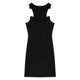 Women's Rose Red Invisible Strap Dress - WOMONA.COM