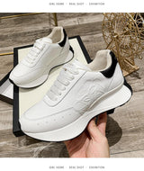 Leather Sports Casual Shoes - WOMONA.COM