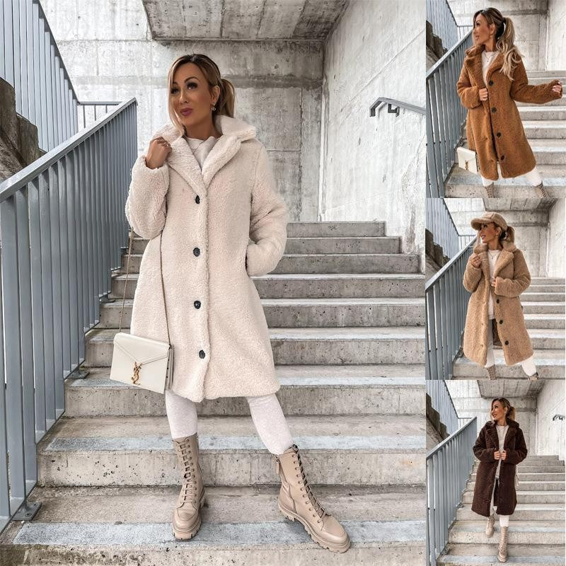 Women's Casual Long-Sleeve Lapel Jacket