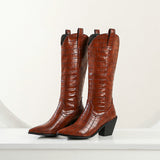 Casual Knee-length Boots High Boots - WOMONA.COM