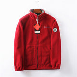 Man Double-sided Polar Fleece Jacket - WOMONA.COM