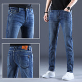 Summer Thin Men's Straight Slim Stretch Casual Pants - WOMONA.COM