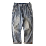 Men's Summer American Style Loose Straight Jeans - WOMONA.COM