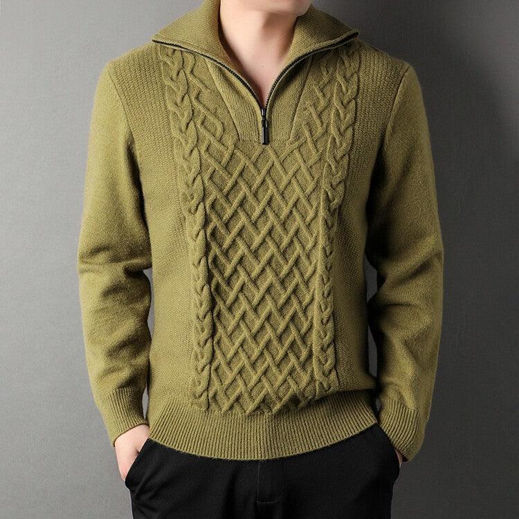 Knitwear Loose Fashionable Outerwear Men Coat Sweater - WOMONA.COM