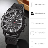 Reloj de cuarzo para hombre de negocios y moda