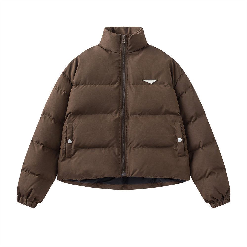 Winter Thickening Stand Collar Cotton-padded Coat Men's - WOMONA.COM