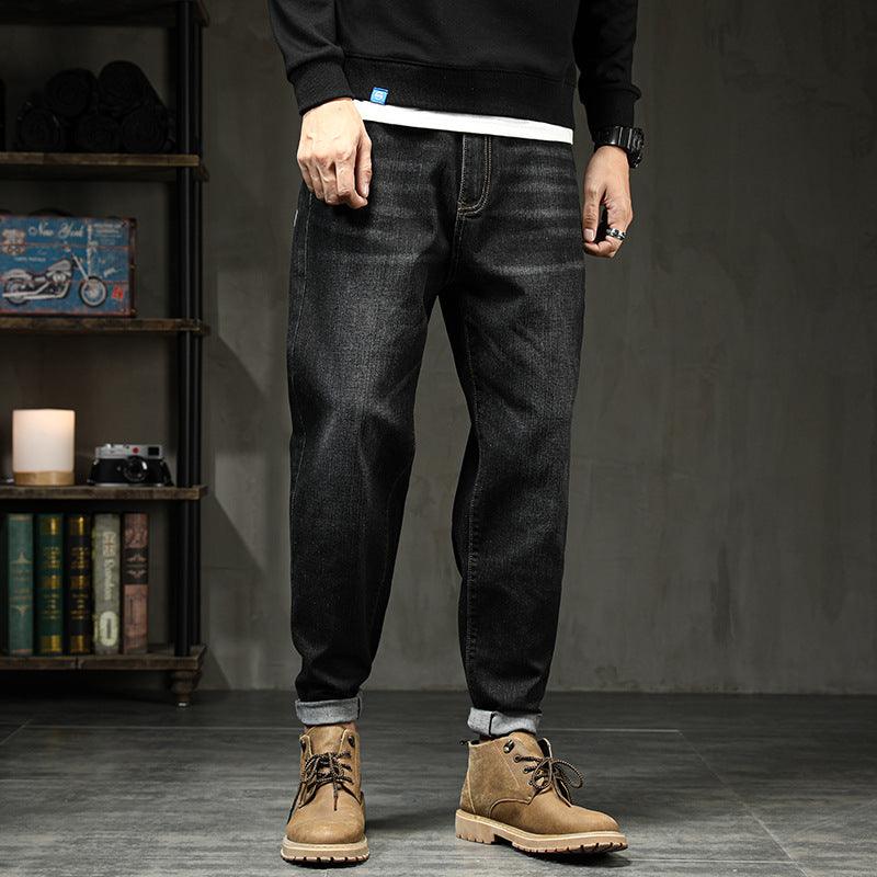 Jeans Loose Plus Fat Plus Size Harem Trousers - WOMONA.COM