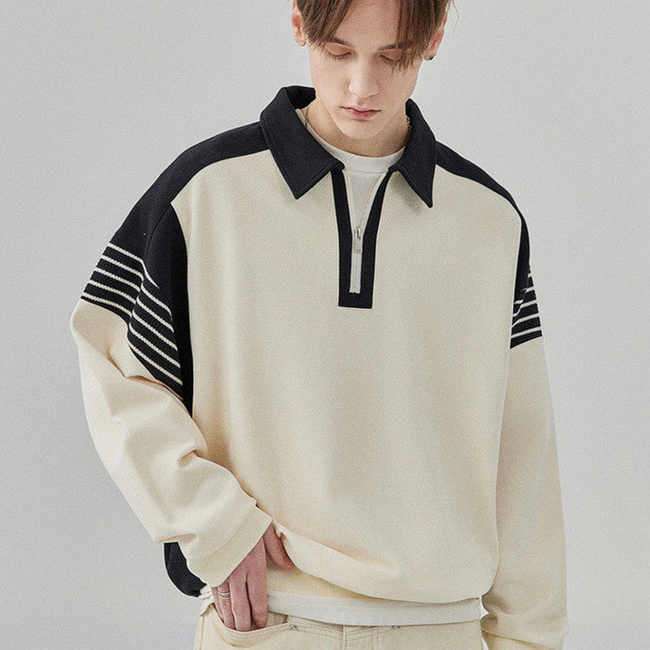 Japanese Style Retro Men's Advanced Design Sweater