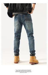 Herrenmode Street Slim Fit Jeans Lässig