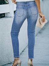 Washed Jeans For Women - WOMONA.COM