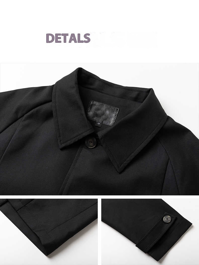 Men's Loose Mid-length Lapel Jacket