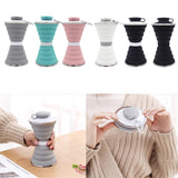 500ML Silicone Water Bottle Cup Foldable Leak Proof