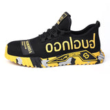 Letter Print Puncture Proof Sneakers - WOMONA.COM