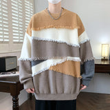 Long Sleeve Sweater Men's Knitwear Korean Style - WOMONA.COM