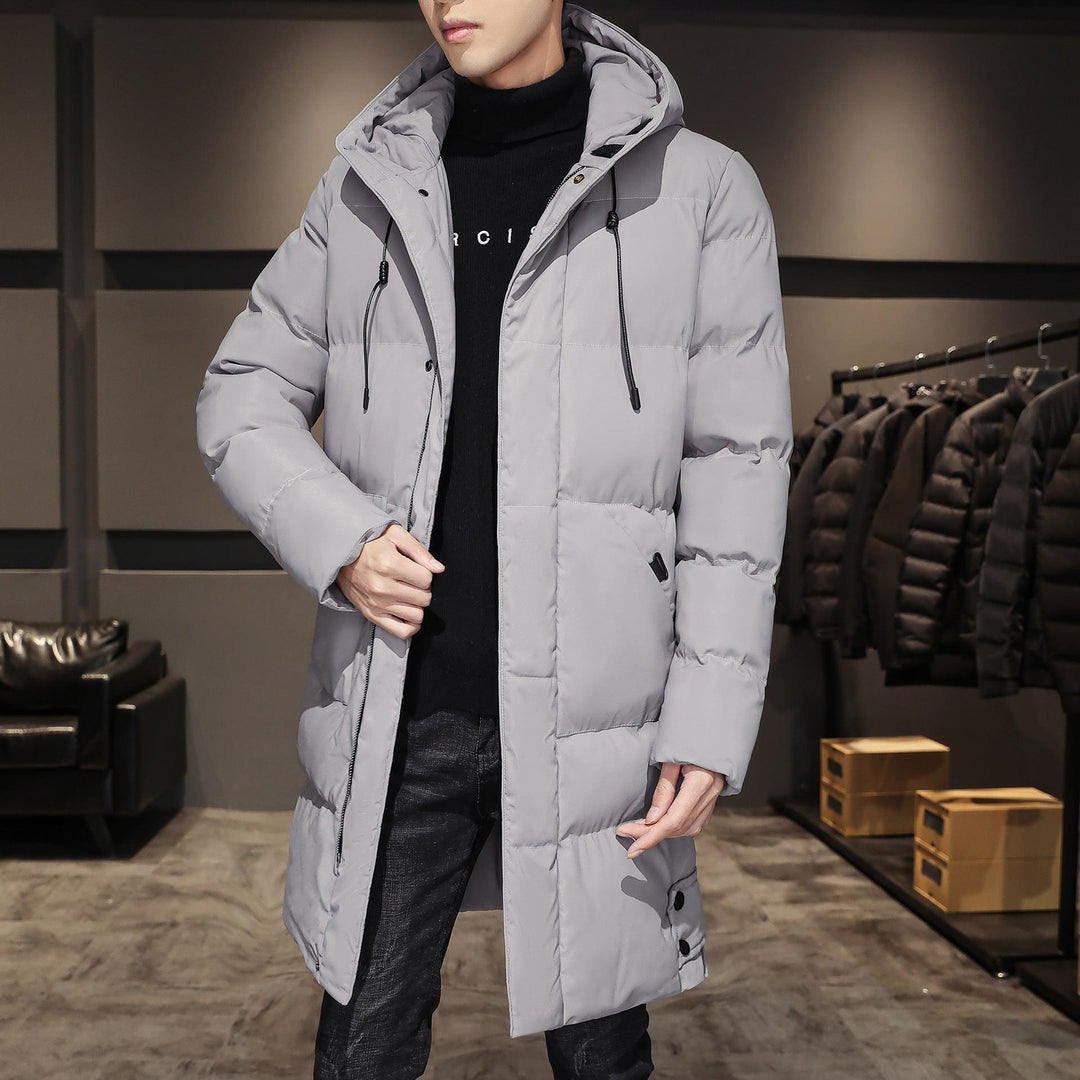 Plus Size Men's Winter Cotton Coat - WOMONA.COM