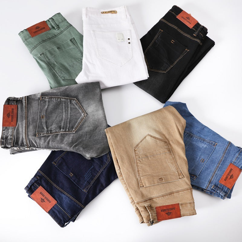 Men's Fashion Pants Skinny Trousers - WOMONA.COM